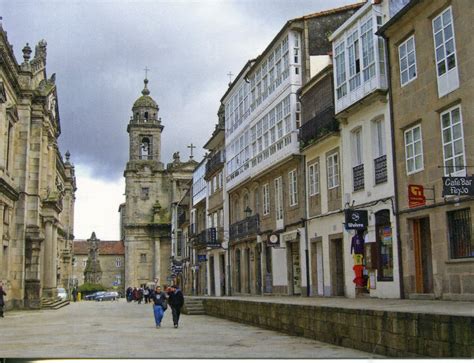 Spain Unesco Santiago De Compostela Old Town Whss35 100