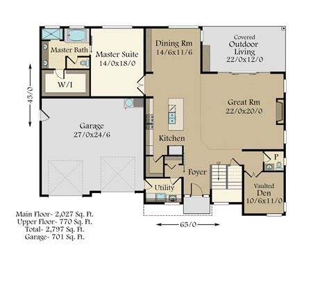 New Home Plans With First Floor Master Floor Roma