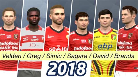 Pes Patch Pemain Liga Gojek Traveloka New