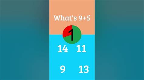 What's 9+5 - YouTube