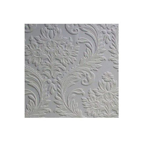 Anaglypta High Trad Paintable Textured Vinyl White Off White