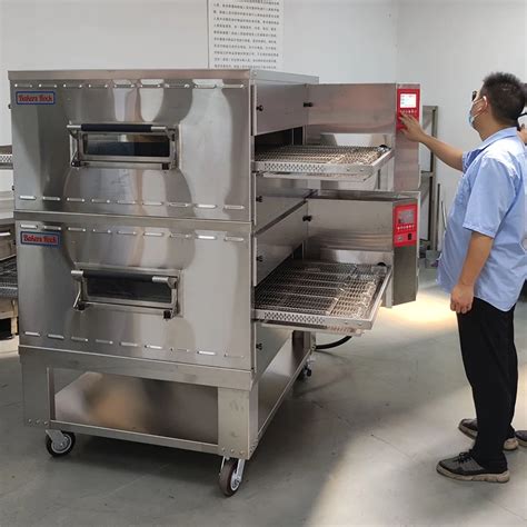 Pizza Baking Oven Inch Gas Electric Impingement Two Deck Conveyor