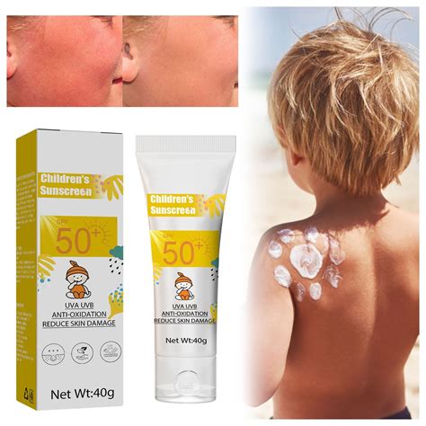 Children's Sunscreen Baby Sunscreen SPF 50 UVB/UVA Protection Anti ...