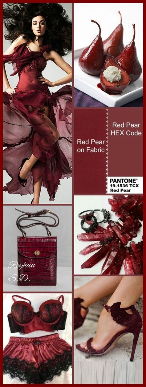 Red Pear Pantone Fall Winter Color Trends By Reyhan S