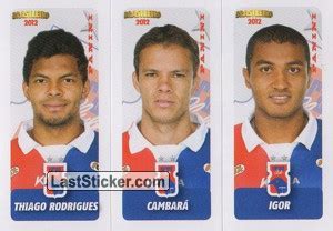 Sticker 481 T Rodrigues Cambara Igor A B C Panini Campeonato