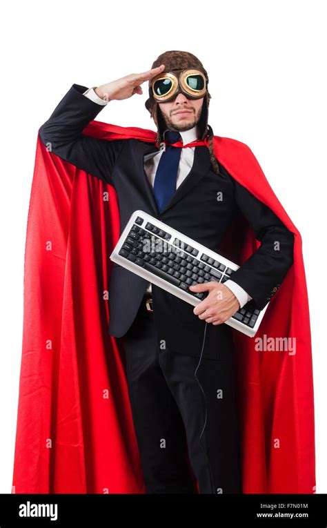 Man Wearing Red Clothing In Funny Concept Stock Photo Alamy