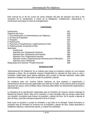 Administracion Por Objetivos Ei PDF