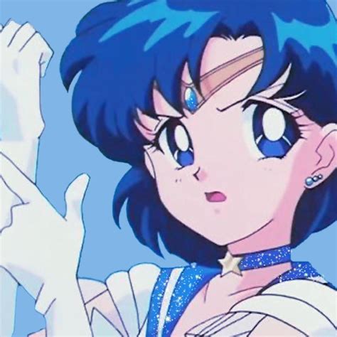 Sailor Mercury Icon Sailor Moon Sailor Mercury Sailor Moon Screencaps