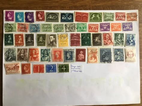 PAYS BAS 50 timbres différents entre YT N 334 460 oblitérés EUR 1