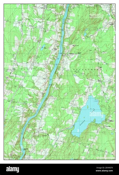 Vassalboro Maine Map 1983 1 24000 United States Of America By Timeless Maps Data U S