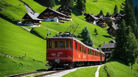 Best Scenic Train Ride In Switzerlandjungfrau Region Grindelwald