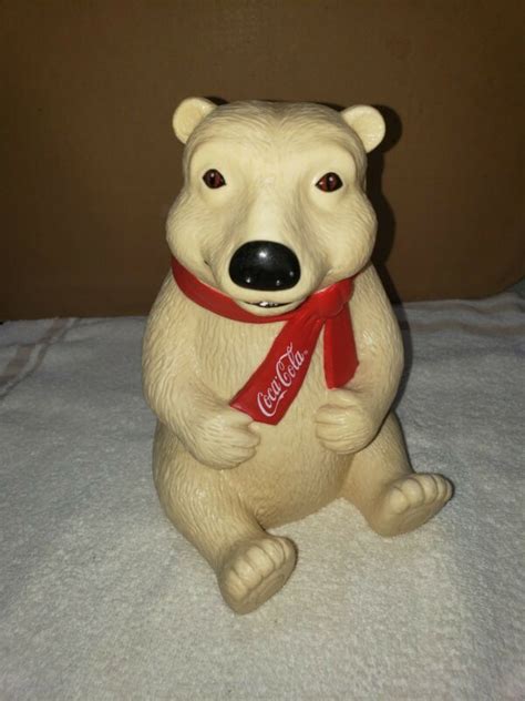 Vintage Coca Cola Polar Bear Piggy Bank Antique Price Guide Details Page