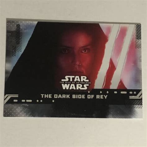 Star Wars Rise Of Skywalker Trading Card Dark Side Of Rey Daisy