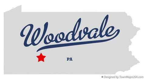 Map of Woodvale, PA, Pennsylvania