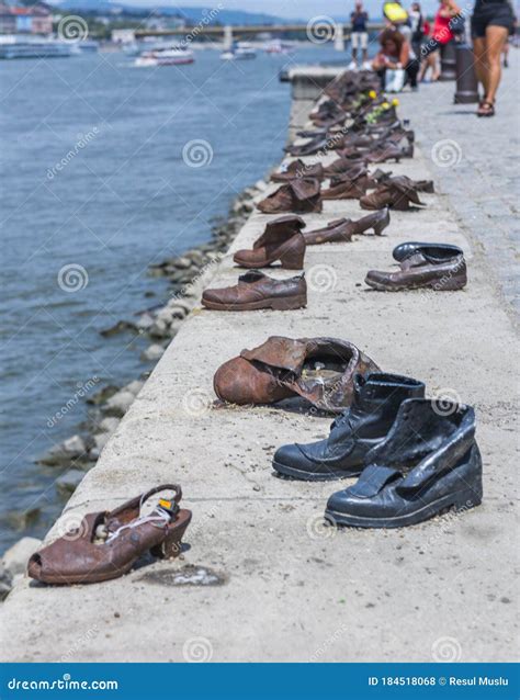 Shoes On The Danube Bank In Budapest Editorial Stock Photo Image Of