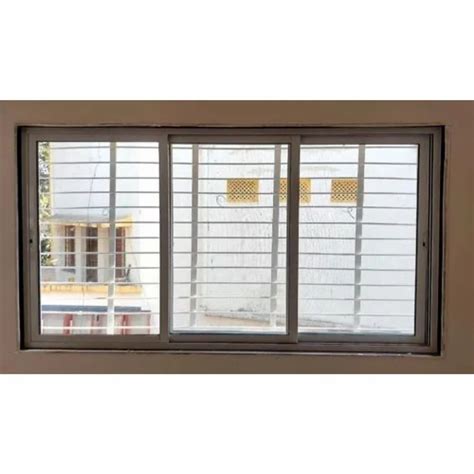 Polished Track Aluminium Sliding Glass Window For Residential