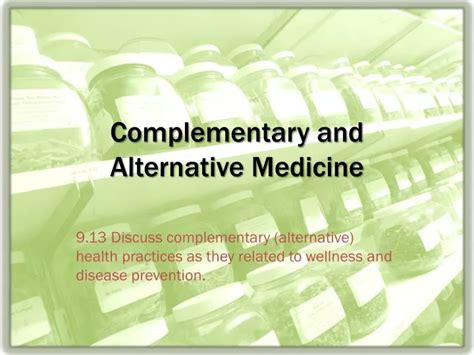 Ppt Complementary And Alternative Medicine Powerpoint Presentation