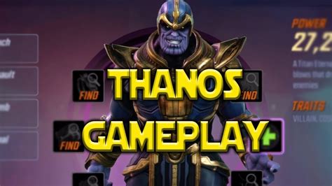 How To Unlock Thanos New Raid Gameplay Marvel Strike Force Youtube