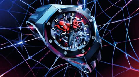 Spider Man Returns In The Perfect Replica Audemars Piguet Royal Oak