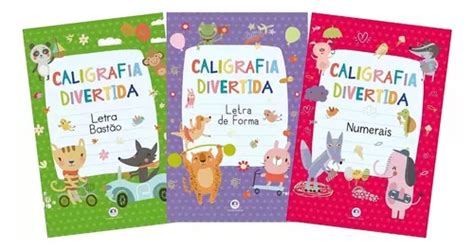 Kit Livro Alfabetiza O Caligrafia Divertida Letras E N Mero