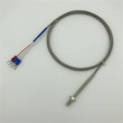 10pcs M6 Screw Type High Temperature Resistance Thermocouple K E PT100