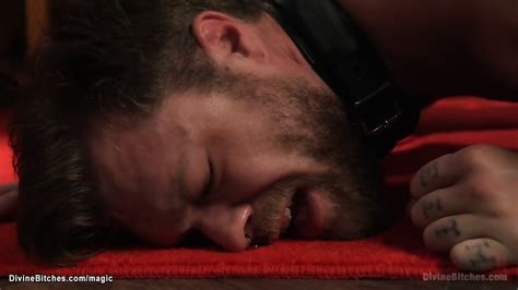 Brunette Femdom Whipping Man Slave