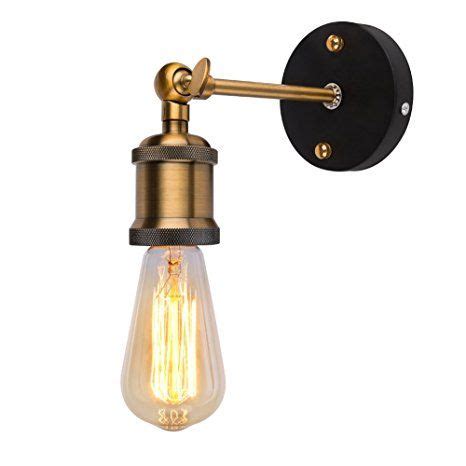 Linkax Vintage Wandleuchte Wandlampe Befestigung Industriell Retro