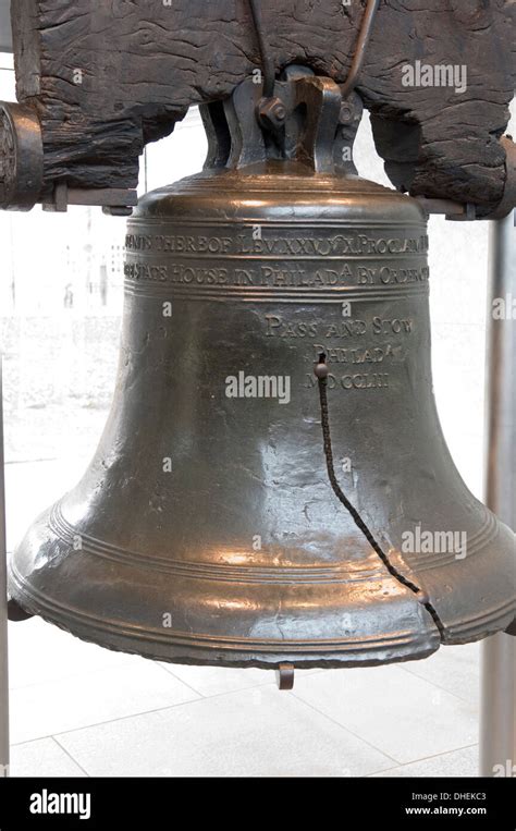 The Liberty Bell Rung In July 1776 From The Tower Of Independence Hall