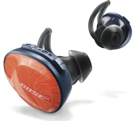 Buy BOSE SoundSport Free Wireless Bluetooth Headphones - Orange & Blue ...