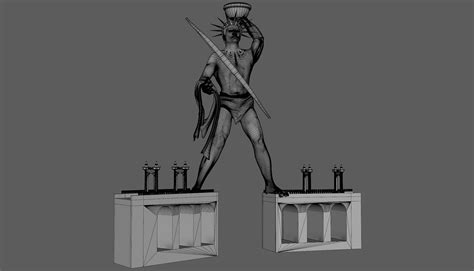 3D Colossus Of Rhodes Statue - TurboSquid 2192614