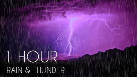 Heavy Rain And Epic Thunder Sounds ⛈️ Fall Asleep Instantly Beat