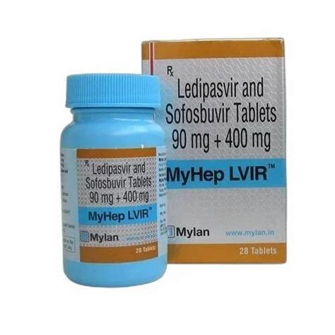 Ledipasvir Mg Sofosbuvir Mg Tablets At Rs Pack Ledipasvir