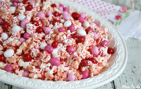 Valentines Day Popcorn Recipe Pink Chocolate Covered Popcorn