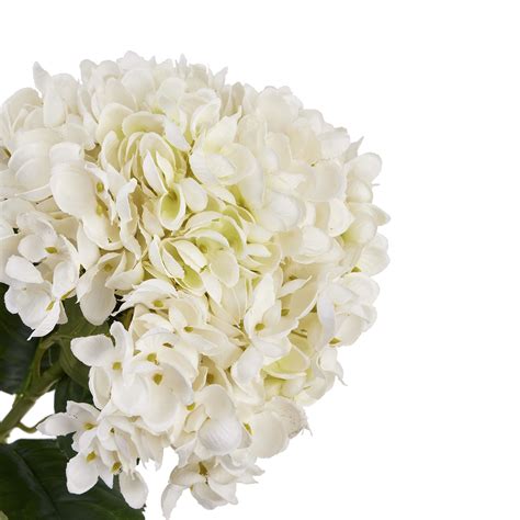 White Hydrangea Stem | Wholesale by Hill Interiors