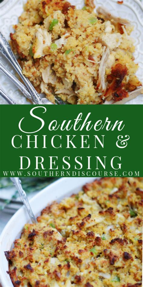 Southern Chicken and Dressing - Southern Discourse