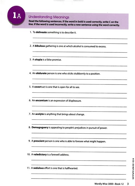 Wordly Wise 3000 7 Answer Key 6