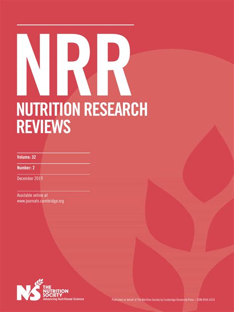 Nutrition Research Reviews Latest Issue Cambridge Core