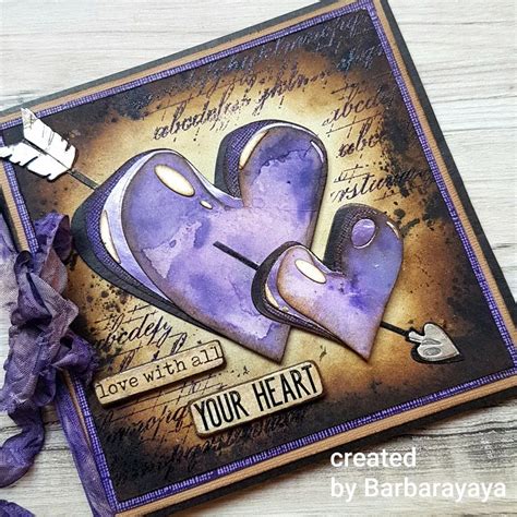 Barbara On Instagram “hi Friends Today I M Sharing A New Card Made With Tim Holtz Sizzix