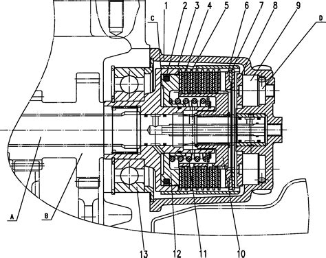 Electric Hydraulic Controlled Power Output Clutch With Hydraulic Brake