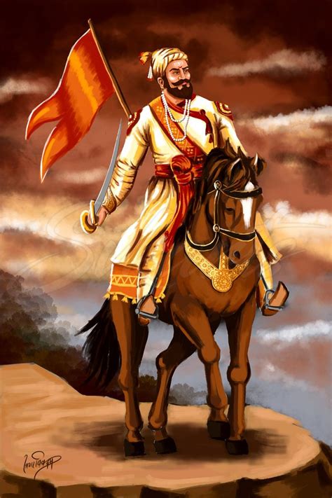 Shivaji Maharaj Digital Painting Art On Wacom In 2024 Shivaji Maharaj