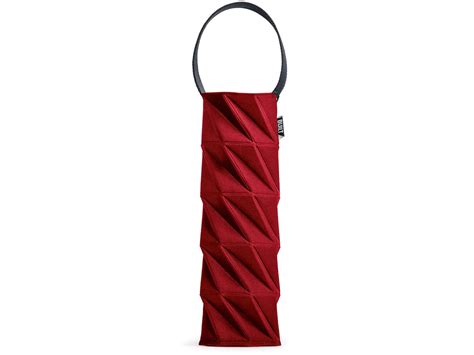 BUILT NY Origami Neoprene Wine Water Bottle Tote Cheery Red Amazon In