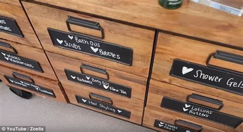 Youtube Queen Zoella S Chest Of Drawers Revealed Daily Mail Online