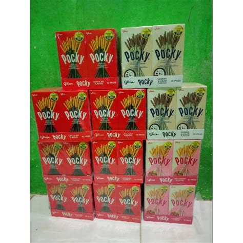 Jual Glico Pocky Biskuit Stick Ukuran Besar Gr Ecer Shopee Indonesia