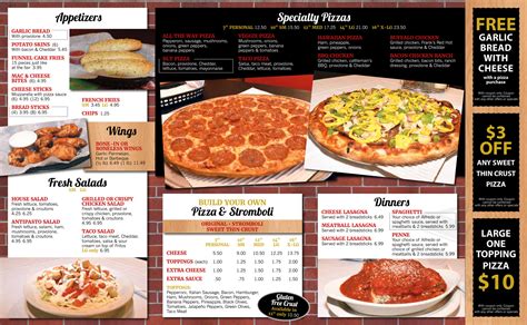 Pioneer Pizza Menus In Plain City Ohio United States