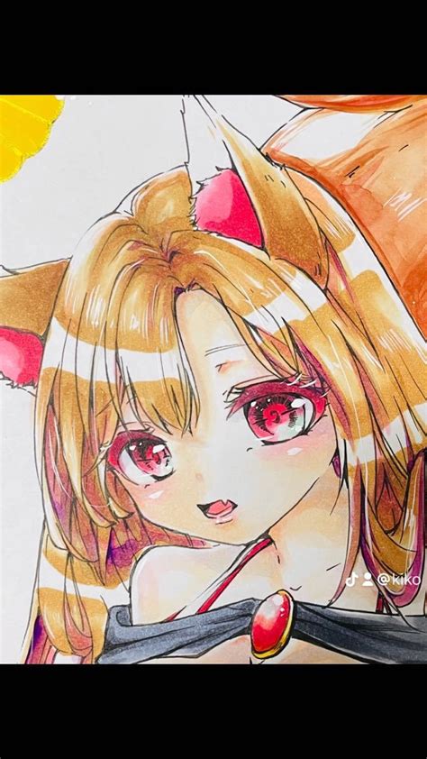 Yahooオークション 手描き イラスト 同人 色紙 東方 難あり 今泉影