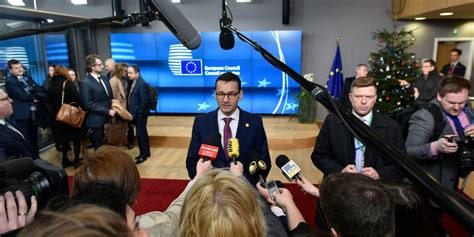 Mateusz Morawiecki Na Szczycie Ue W Brukseli