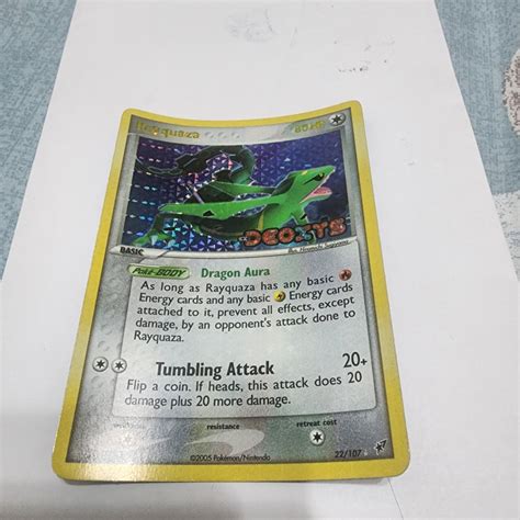 Rayquaza 22/107 Pokemon card, Hobbies & Toys, Memorabilia & Collectibles, Vintage Collectibles ...