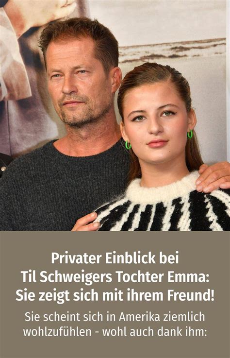 Til Schweigers jüngste Tochter Emma Schweiger zeigt sich mit ihrem