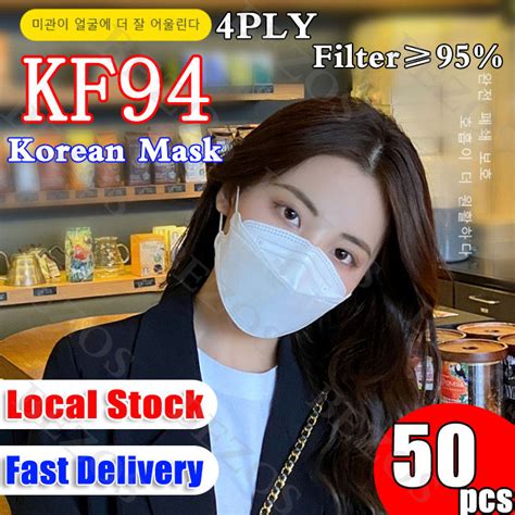 Free Shipping Kf Facemask Murah Pcs Face Mask Ply Pcs