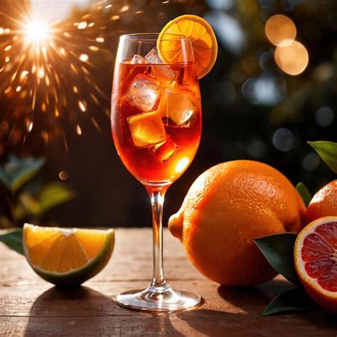 Premium Photo Aperol Spritz Cocktail Liquer Alcoholic Liquor Mixed